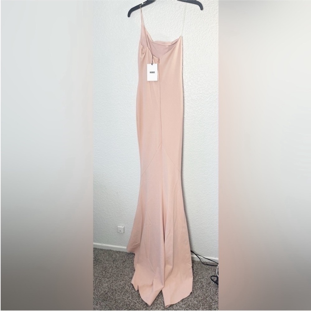 Nookie Pink One-Shoulder Maxi Dress NWT - Picture 8 of 9